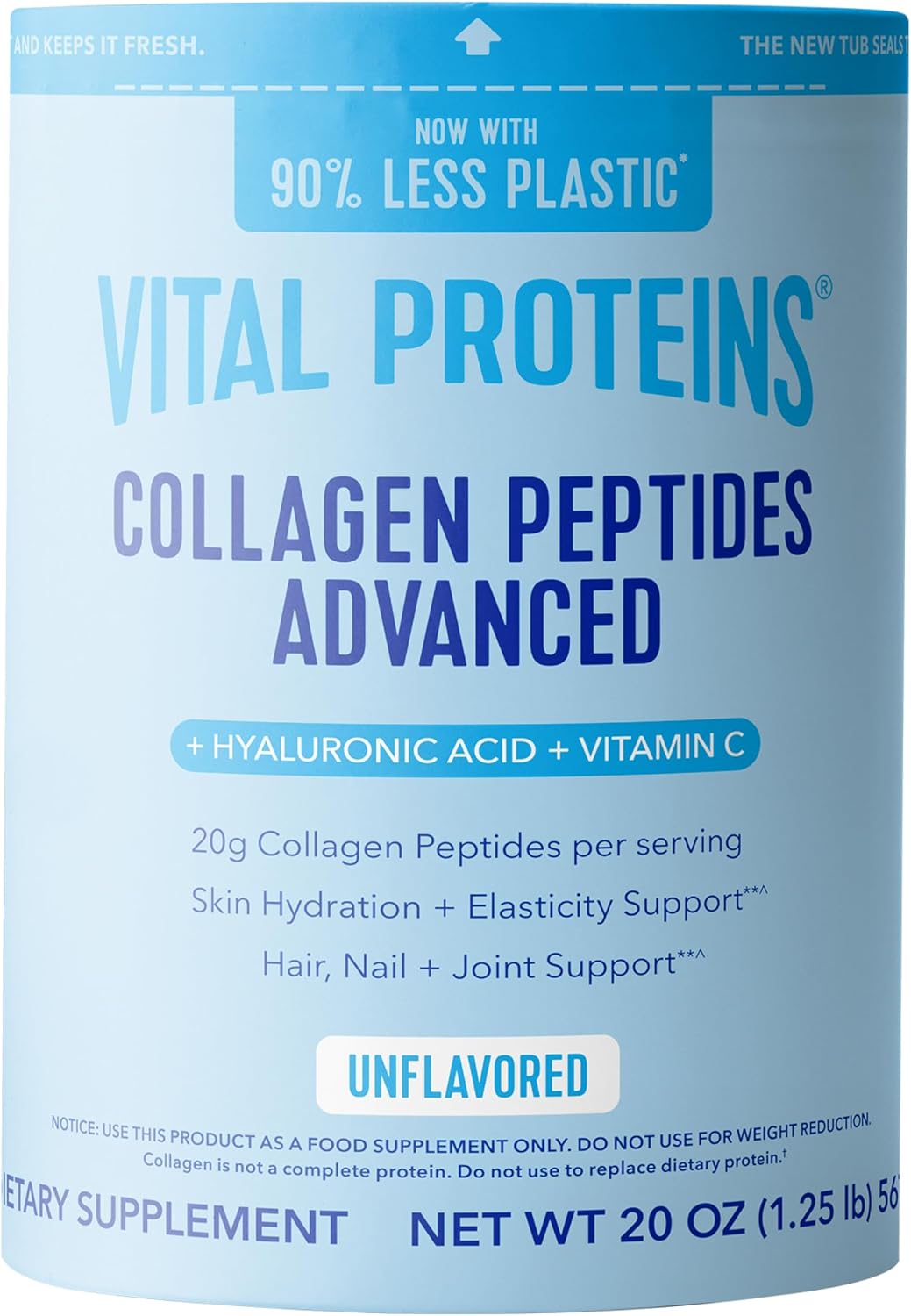 Vital Proteins Collagen Peptides Advanced powder container